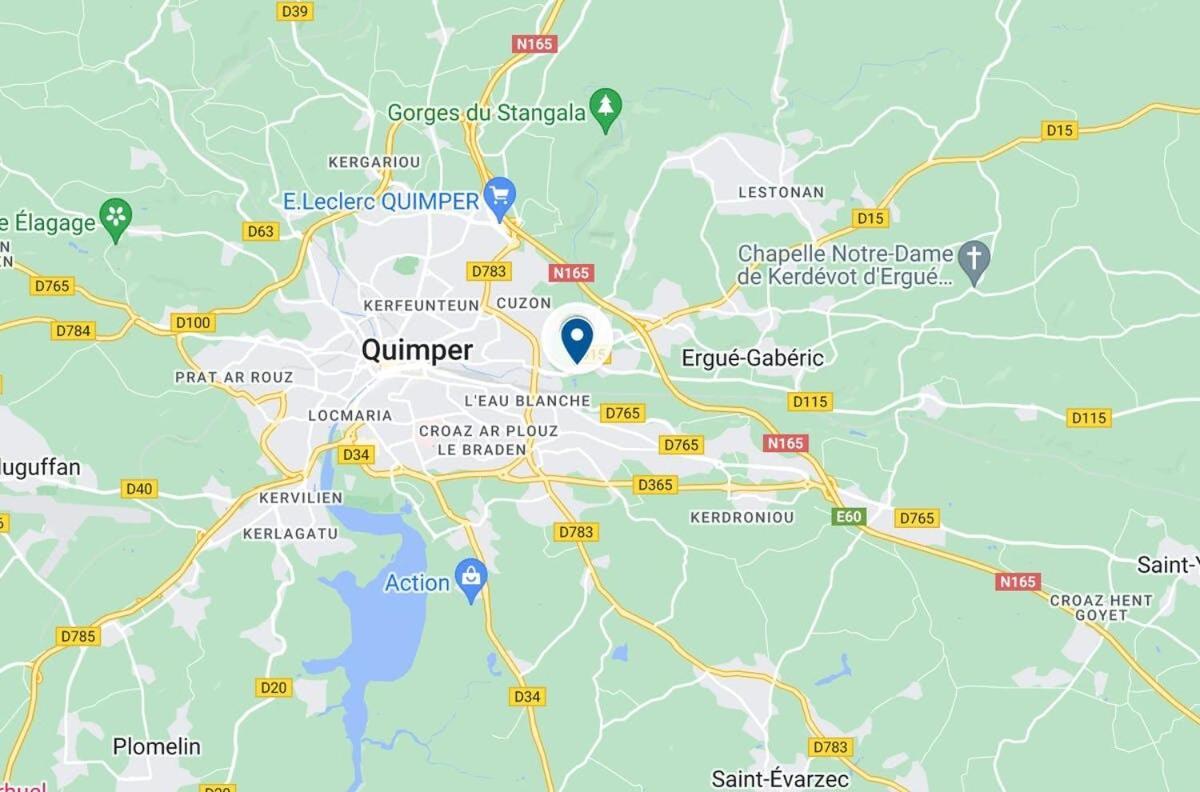 Apartmán Off Ergué-Gabéric Exteriér fotografie